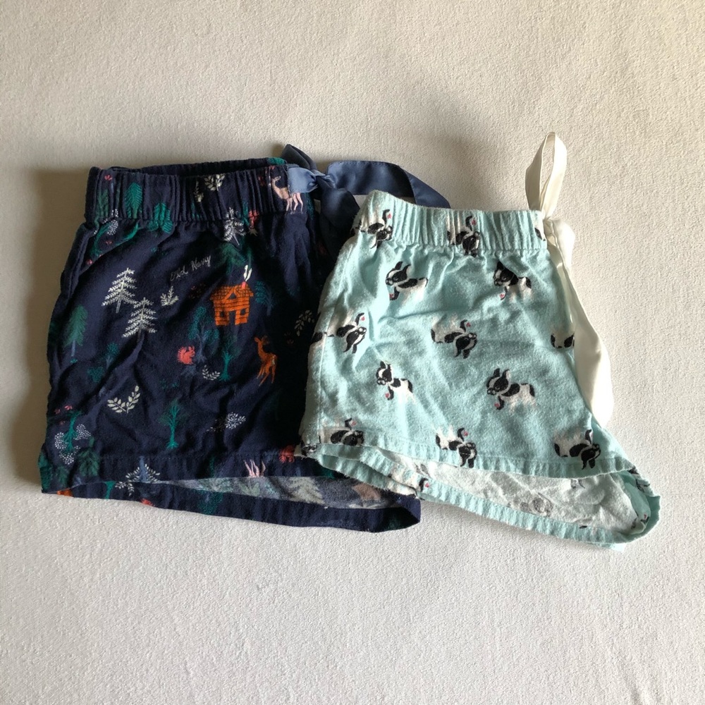 3 Listings 15$! Flannel pajama shorts